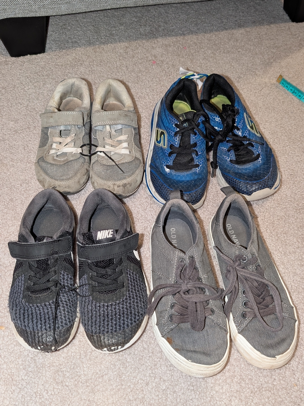 Kids Athletic Sneakers Lot